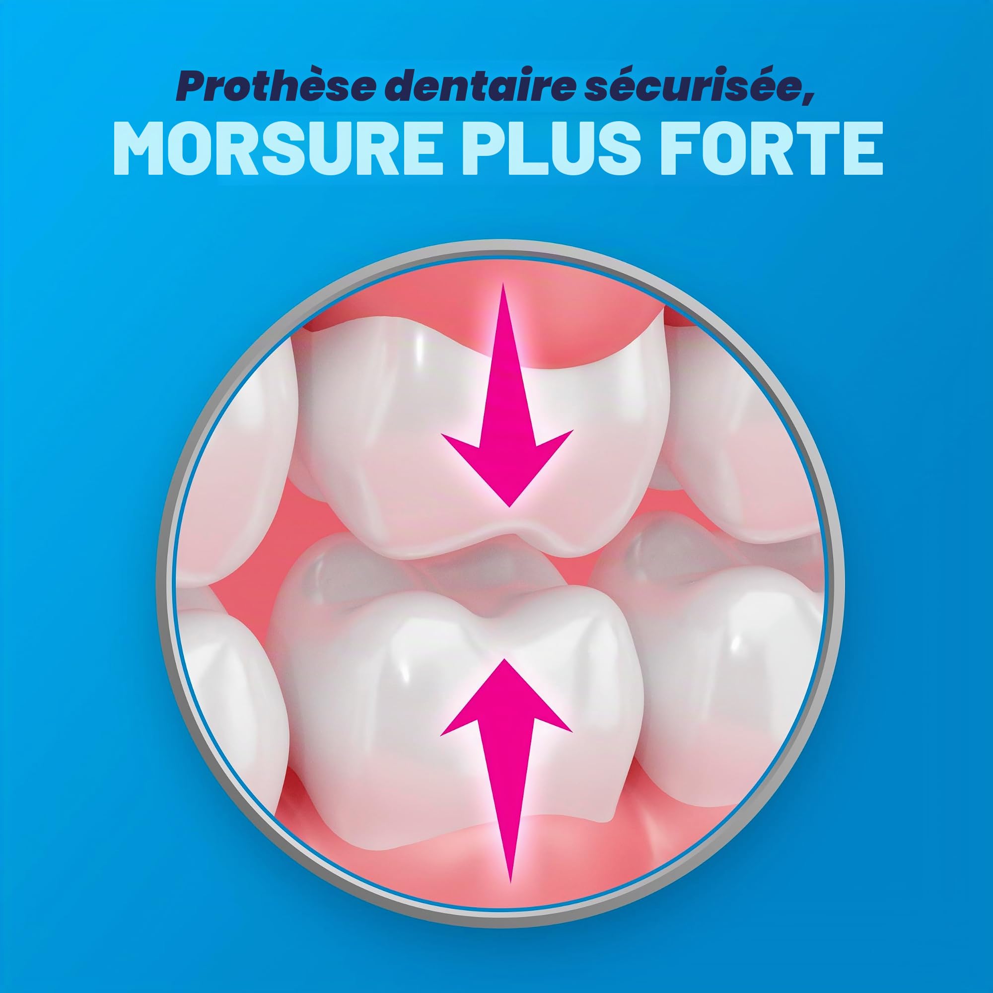 Fixodent Complete Original Lot de 3 crèmes adhésives pour prothèses dentaires 68 g