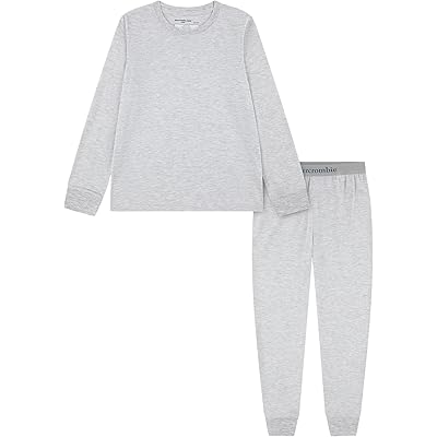 Пижама abercrombie kids Core Long Sleeve Joggers Sleep Set (Big Kid)