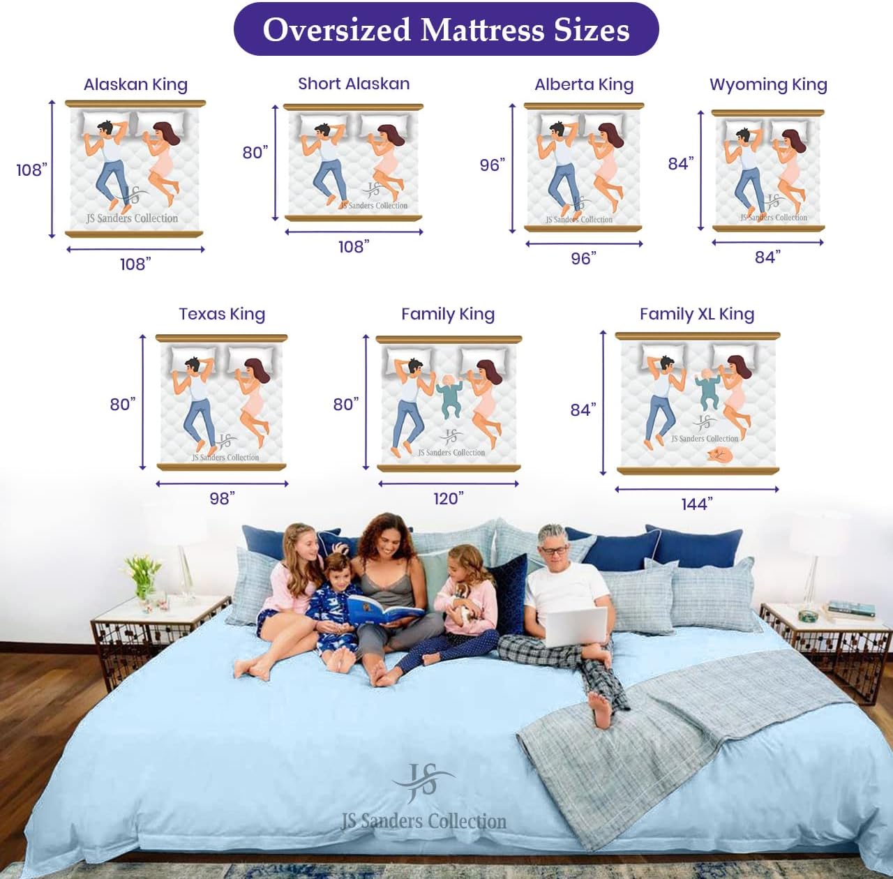 CASA LINEN Alberta King 4pc Bed Sheet Set 1000 Thread Count Luxury Softest Bedding Sheet Set Upto 15" Deep Pocket 100% Egyptian Cotton Light Blue Solid