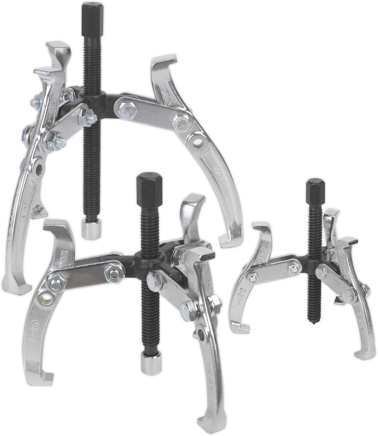 Sealey Ak78 Gear Puller Set 3Pc Triple Leg