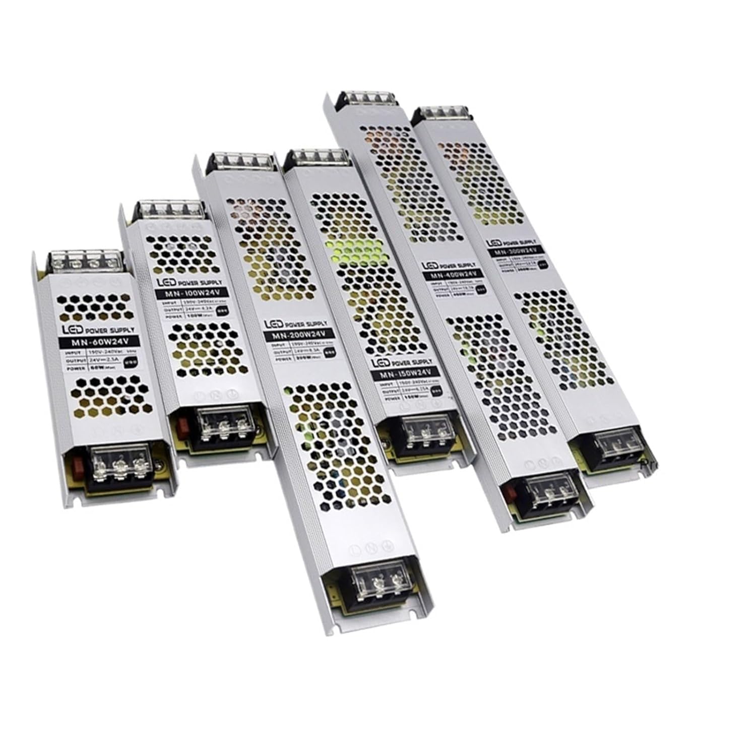 DC 12V 24V Slim LED Light Box Switching Power Supply 190-240V AC/DC Converter Lighting Transformer(MN-60W12V)