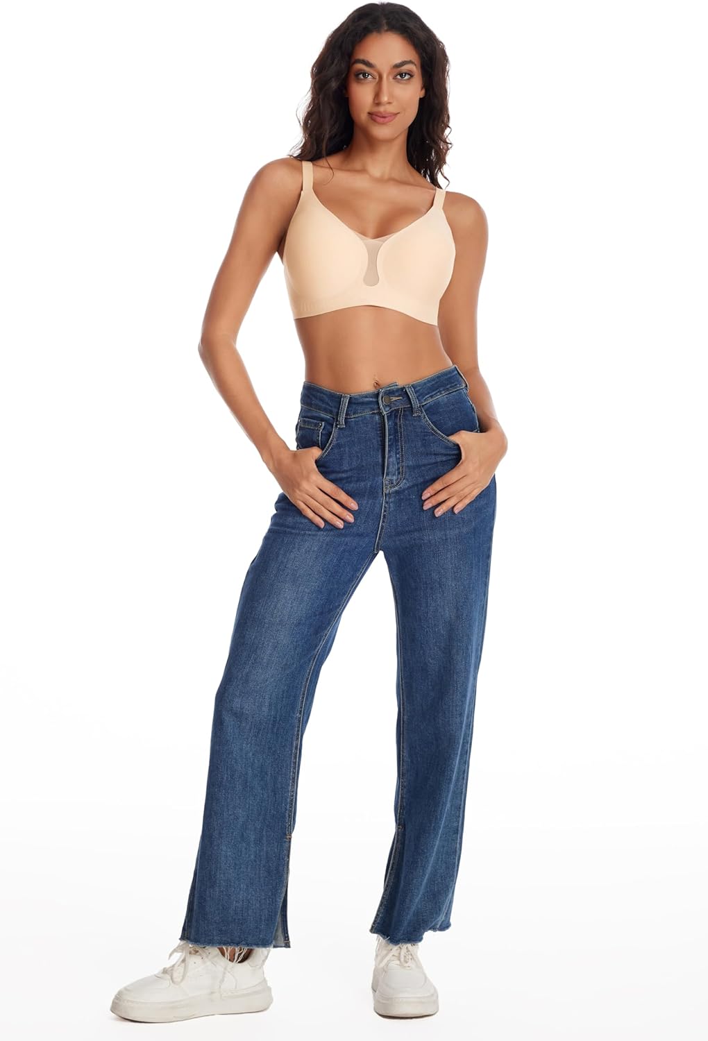 Seamless Bras for Women Mesh Wireless Bra No Underwire Push Up Bralettes Full Coverage Everyday Supportive Tshirt Bra - Image 5