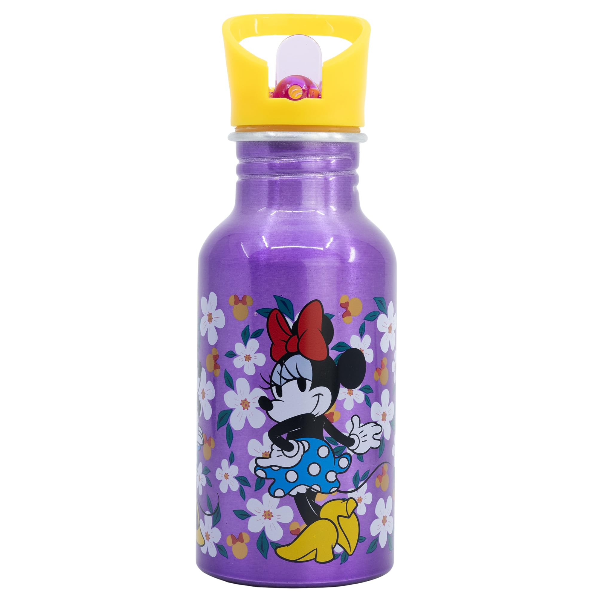 ALUMINUM NEVADA SIPPER BOTTLE 545 ML MINNIE SUNSHINE, Red and White - Image 3