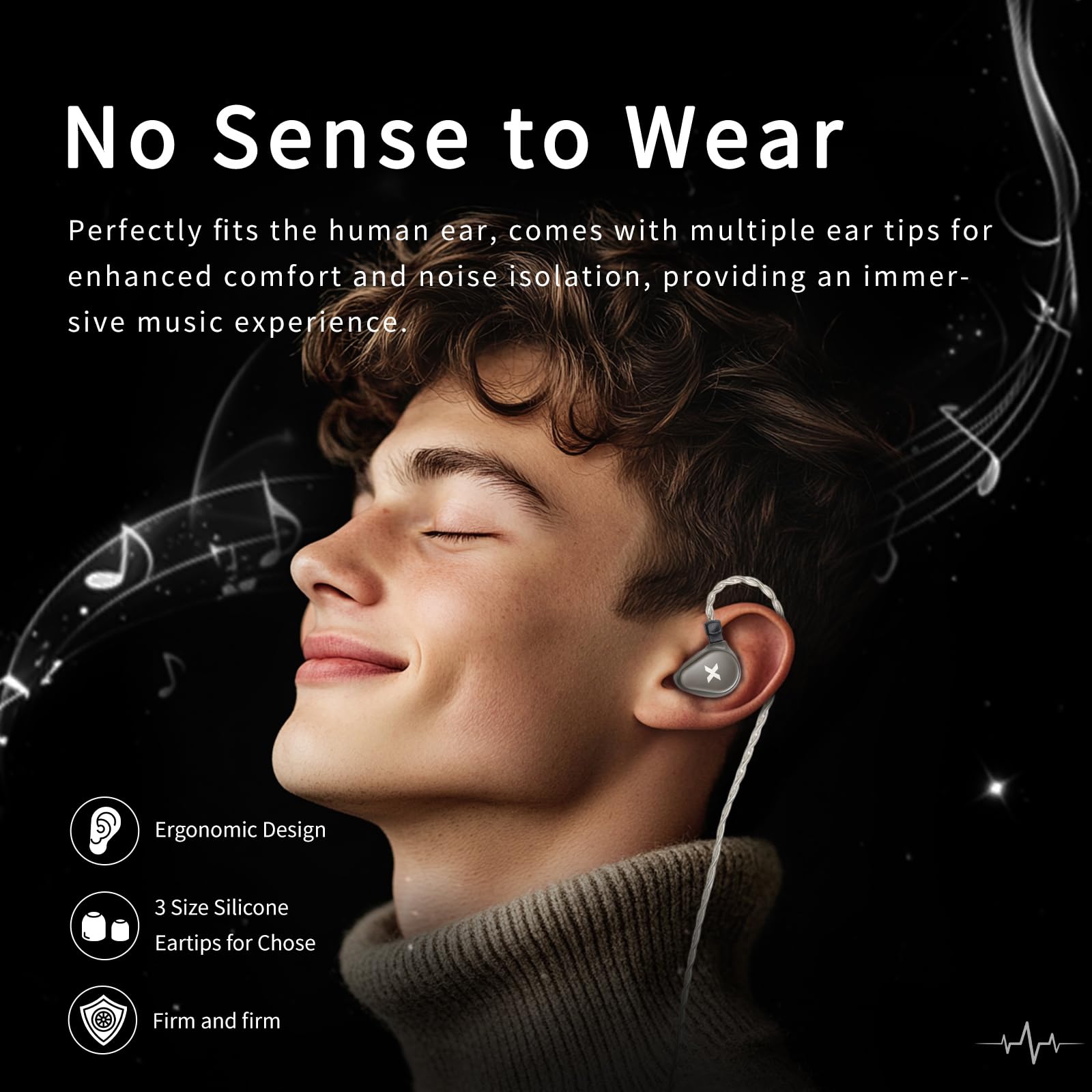 DUNU Titan X IEMs Gaming-Ohrhörer, 10-mm-Dynamiktreiber-In-Ear-Monitor, kabelgebundene HiFi-IEM-Kopfhörer mit OCC-versilberten Kabeln, IEMs mit Gehäuse aus einer Legierung für Bühnenauftritte(3.5mm)