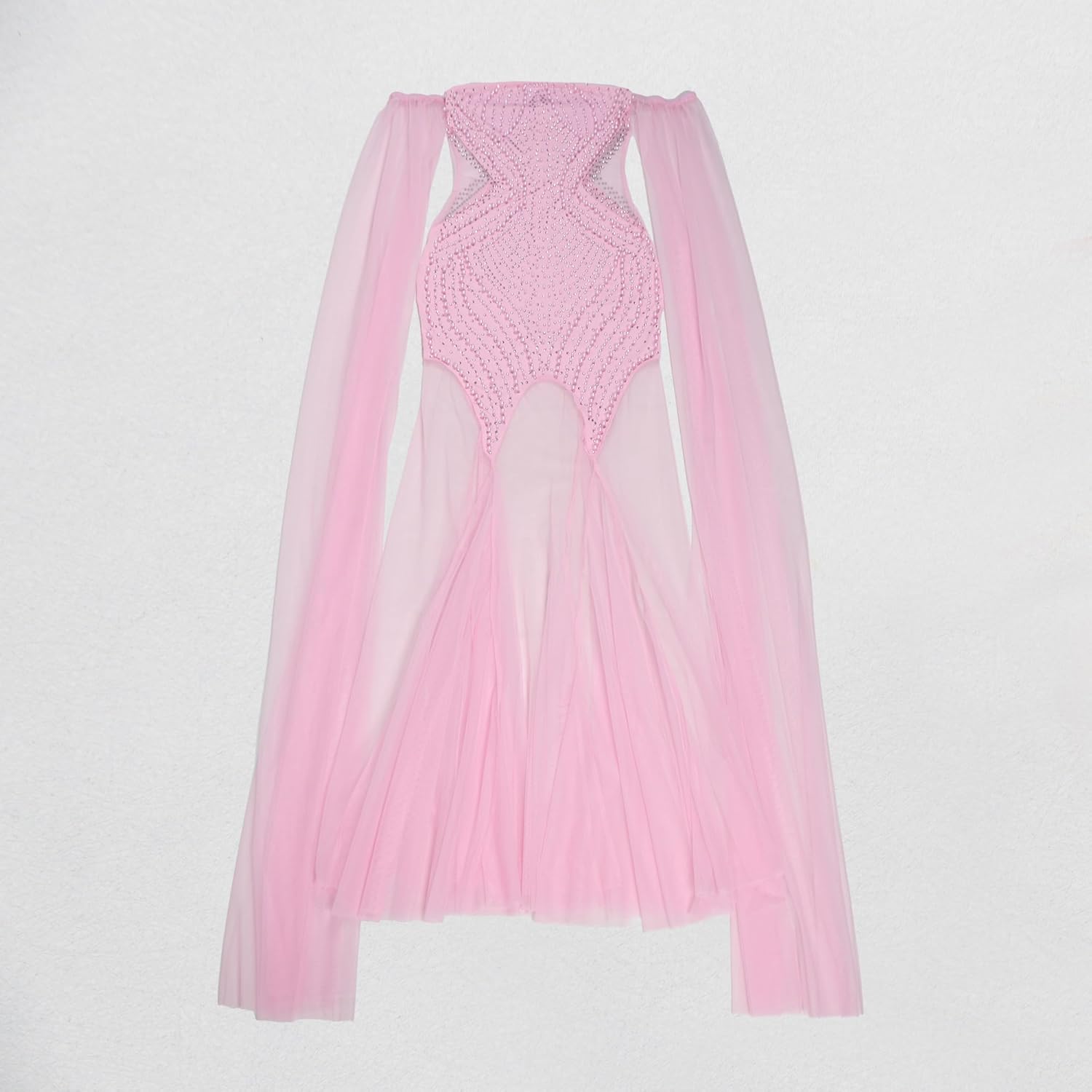 Nagfar Women Rhinestone and Sequin Birthday Party Sexy Club Night Out Holiday New Years Formal Dress - Image 3