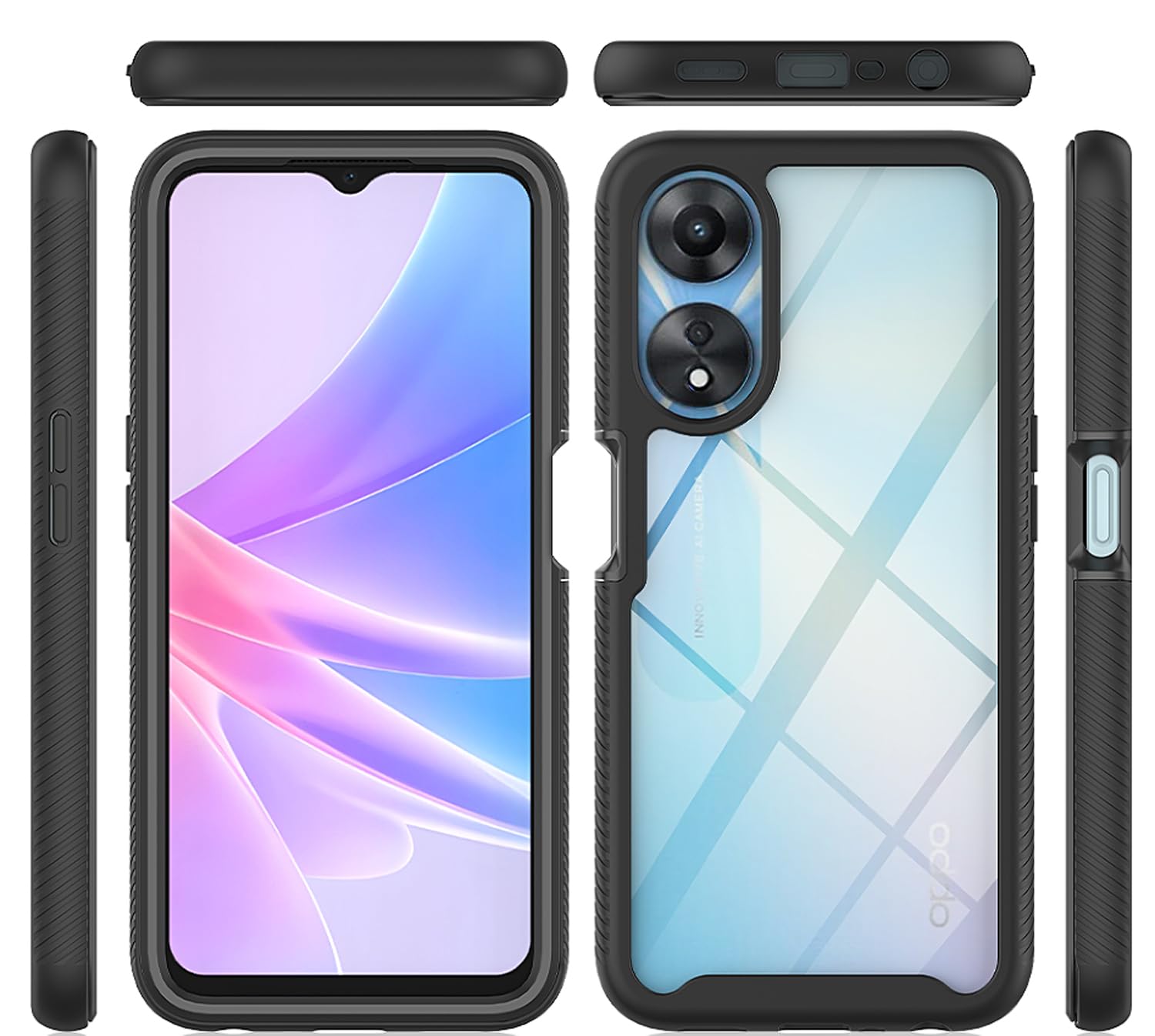 XINYEXIN Coque pour Oppo A57 4G / A57s 4G / OnePlus Nord N20 SE Mignon Dessin Animé Chat Motif