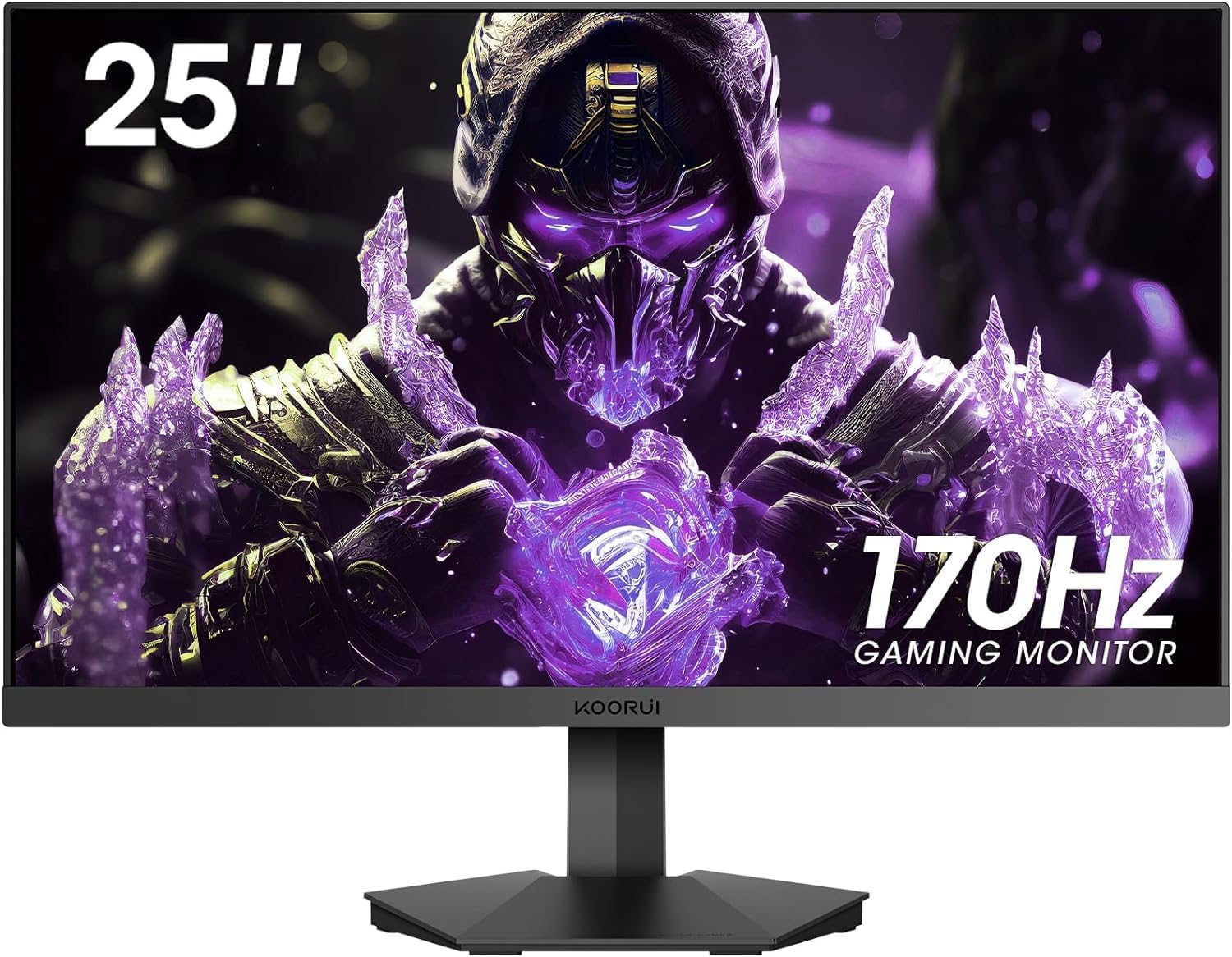 Amazon.com: KTC 24.5'' Gaming Monitor, FHD 1080P 180Hz Fast IPS 128% ...
