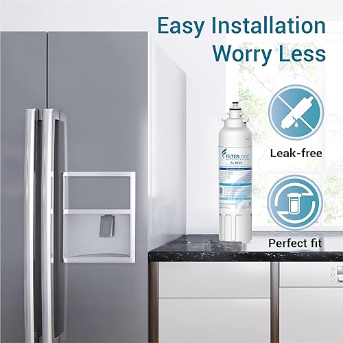 Miniatura 8 de Reemplazo del filtro de agua FilterLogic LT800P refrigerador para LG LT800P, ADQ73613401, Kenmore 9490 (paquete de 3)