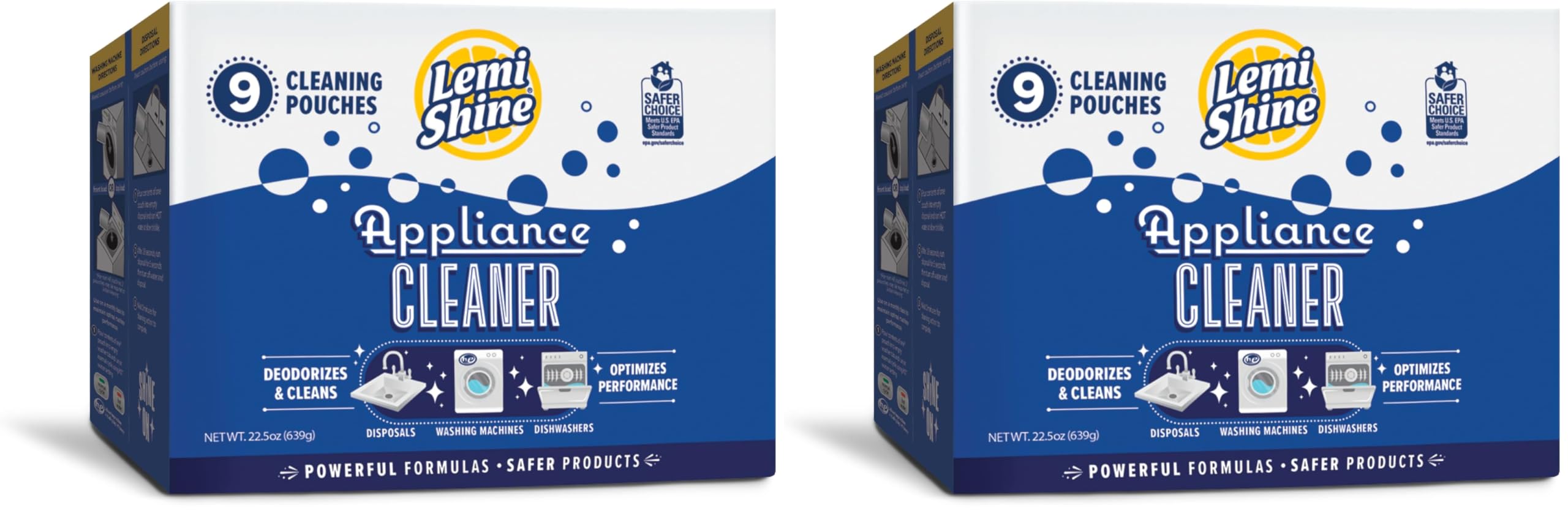 Lemi Shine Natural Appliance Cleaner &amp; Deodorizer - 22.5 oz (18 Pack)