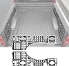 5.5FT Side Molle Panel Compatible with 2015-2025 Ford F150 Truck Side Bed Molle Panel System 8Pcs Replacement for 2015-2025 Ford F-150 Accessories