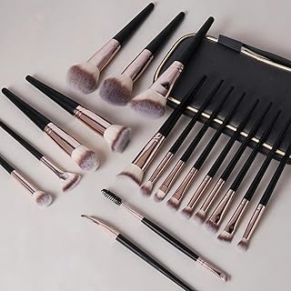 Brochas de maquillaje, 18 piezas profesionale...
