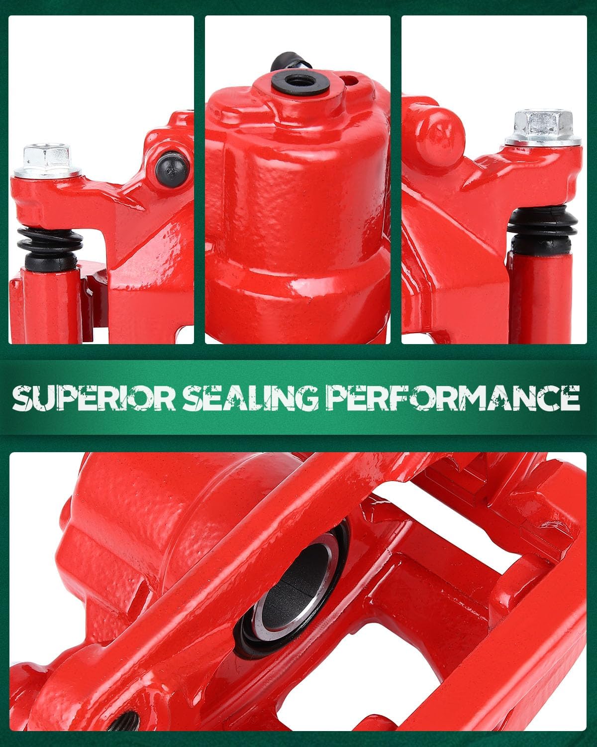 AUTOMUTO Rear Left+Right 19-B2780A 19-B2781A Brake Calipers With Bracket For Nissan Altima 2007-2012,For Nissan Juke 2011-2017,For Nissan Maxima 2007-2008,For Nissan Sentra 2011-2012 2014-2016