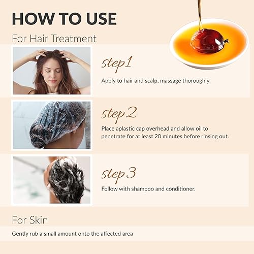 Miniatura 5 de Suero de crecimiento del cabello con aceite de batana 100% puro suero natural para cabello más grueso y fuerte, aceite eficaz para el crecimiento