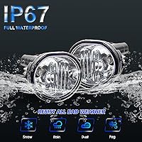 Vista 6 de Conjunto de luces antiniebla para Toyota Matrix 2003 2004 2005 2006 2007 2008 Kit de repuesto para 2003-2008 Pontiac Vibe 2004-2009 2010 Scion TC