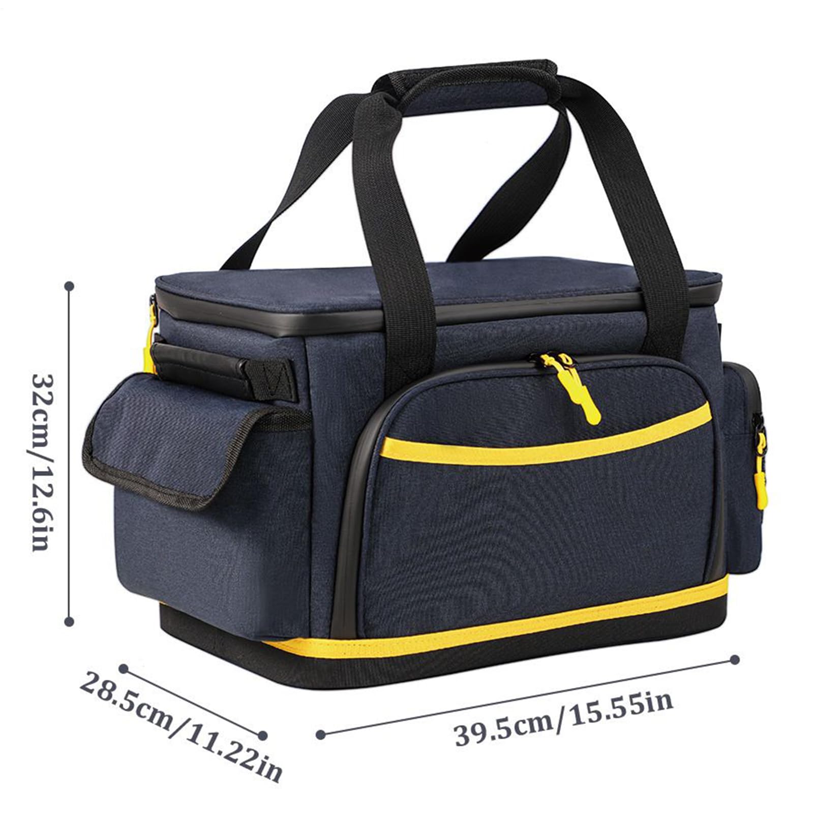 Bolsa para central eléctrica Multibolsillo Antiestática Y Antigolpes | Estuche portátil cables cargadores Organizador Portátil Viajero De Accesorios Y Cables En Tela Oxford