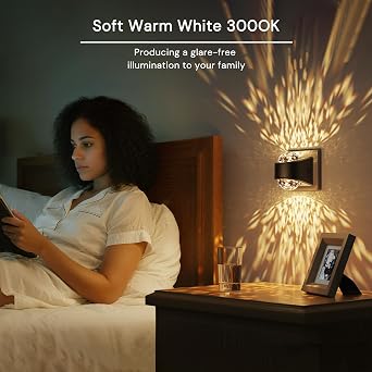 LOHAS-LED Night Light, Dusk to Dawn Sensor Plug in Light 3000K, Dimmable