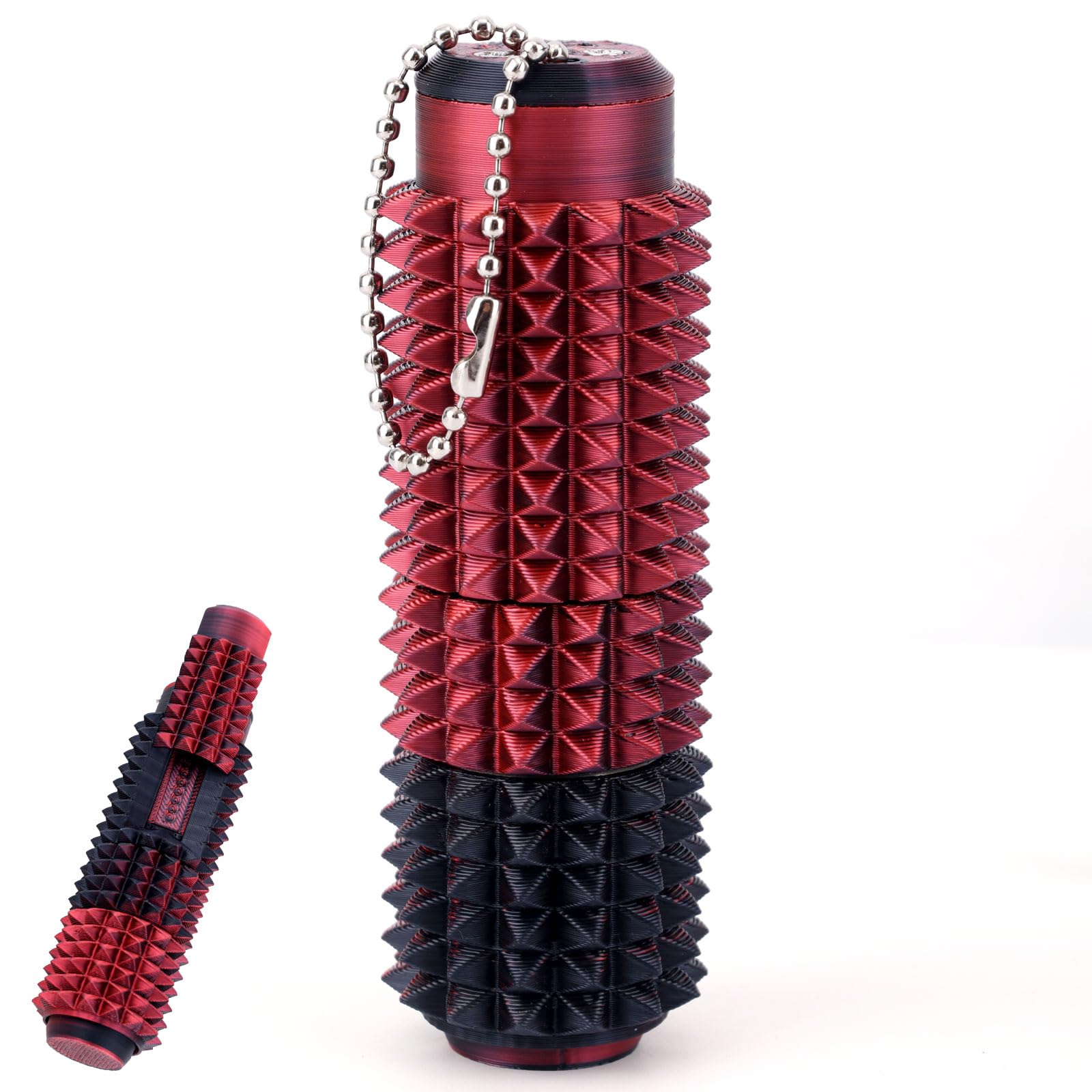 Finger Stimming Tool for Adults, New Cool Slider Roller Design Fidget Spiky Pain Stim Toys 360° Rotator Calming Toy Clicker Keychain for Adults Home Office Stay Calm & Focused Silent Quiet