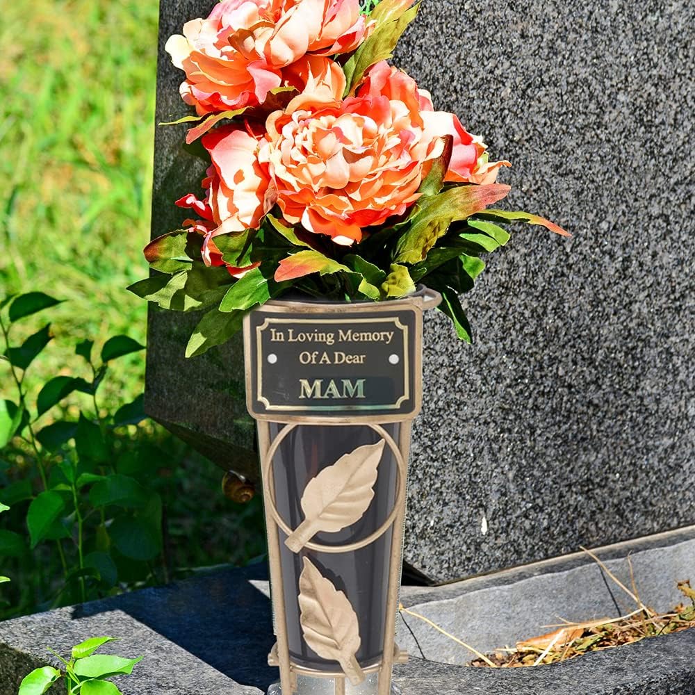 Grave Vases with Spike Grave Ornaments - Image 4