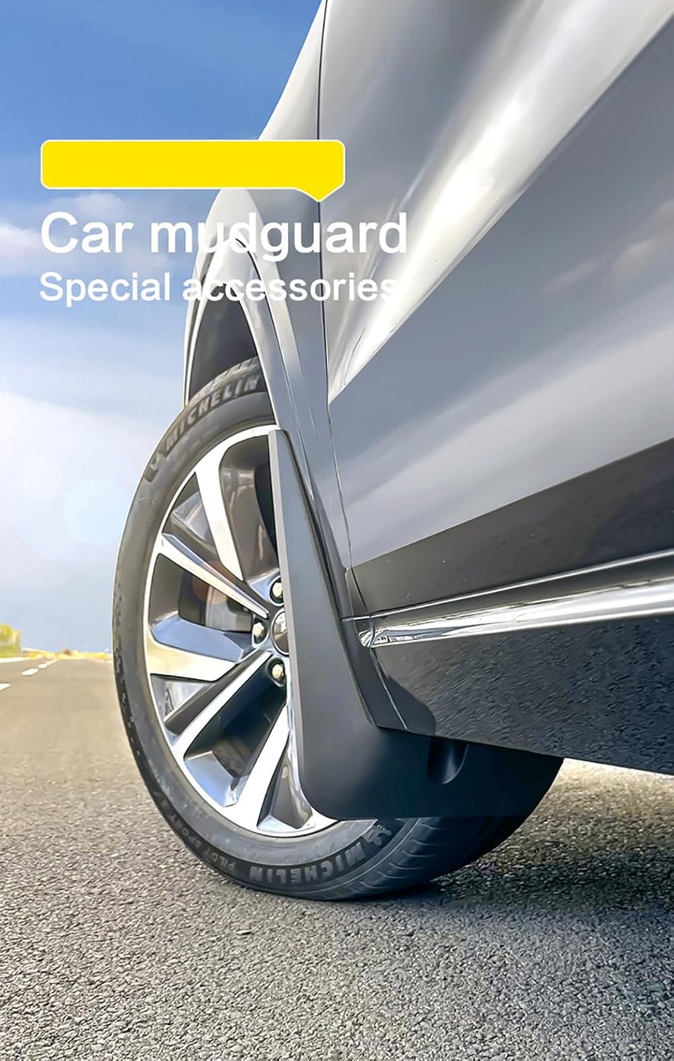 Mud Flaps Splash Guards Fit for Porsche Cayenne(2020-2023),Tire mud Guard,No Drilling Fender Flares,Anti Splash Sewage Mud,Front and Rear Wheel fenders,Vehicle Sediment Protection,4PCS