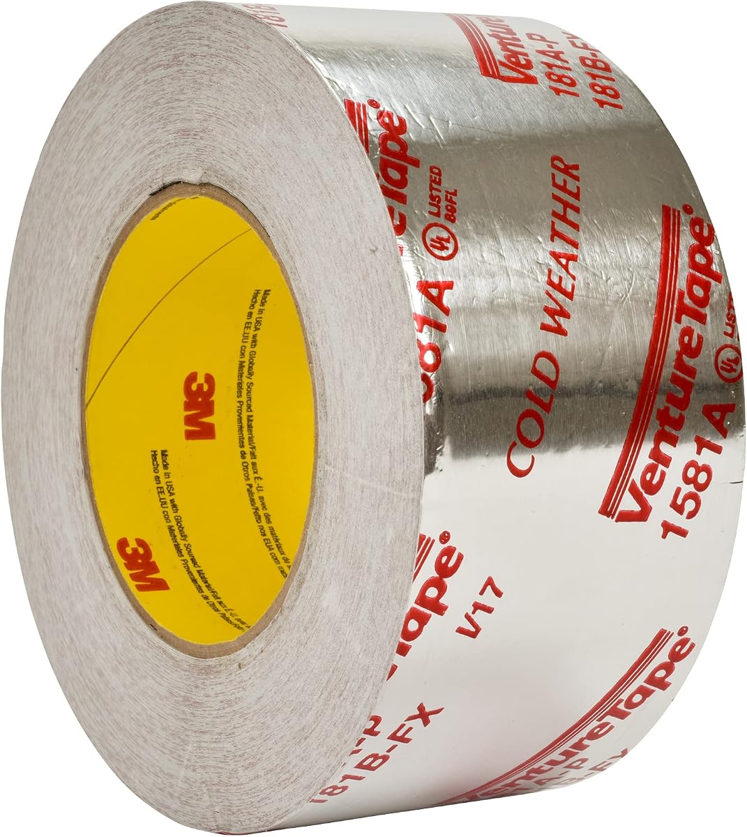 3M Venture Tape UL181A-P Aluminum Foil Tape 1581A