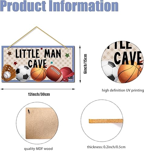 Miniatura 2 de Decoración de pared para habitación de niños, cueva de niño, cueva, niña, decoración de dormitorio (cueva de niño (deportes))