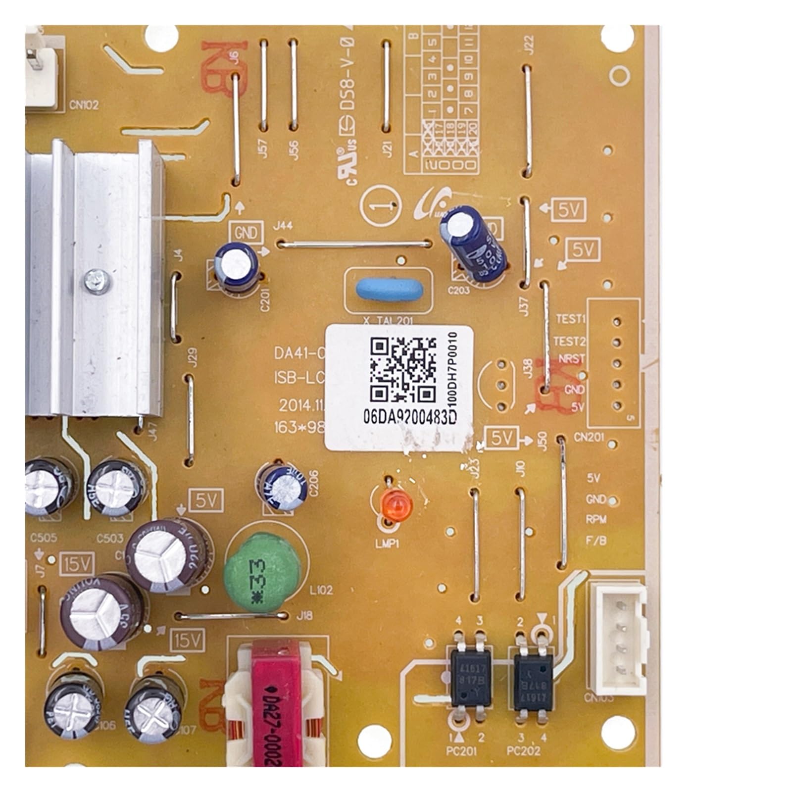Płyta sterująca lodówki DA92-00483D, płytka PCB DA41-00822A, płyta główna lodówki, części do zamrażarki, kompatybilna z Samsung