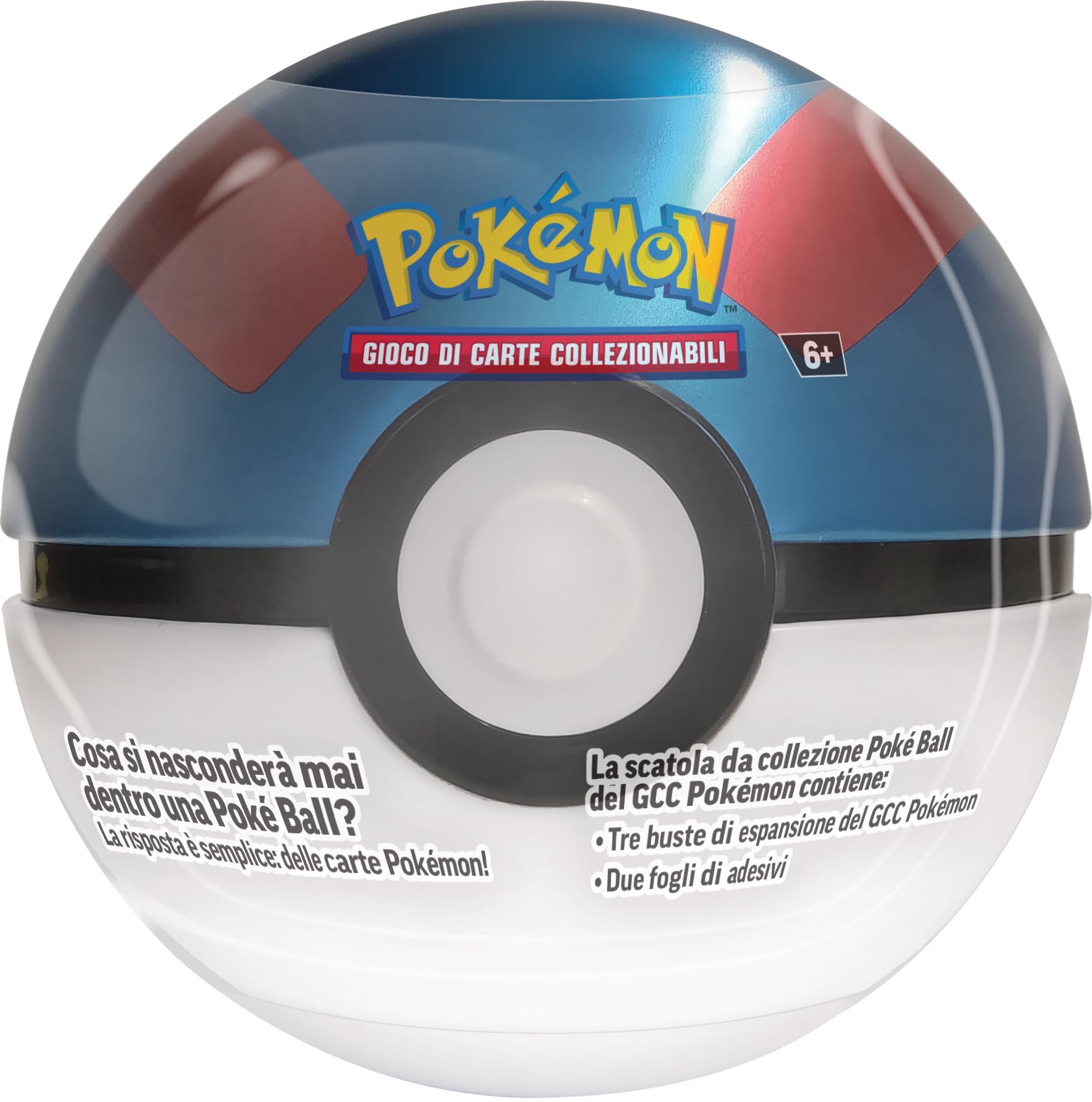 Pokémon: set di scatole da collezione Poké Ball del GCC Pokémon - Poké, Mega e Ultra Ball (nove buste di espansione e sei fogli di adesivi) - Esclusiva Amazon