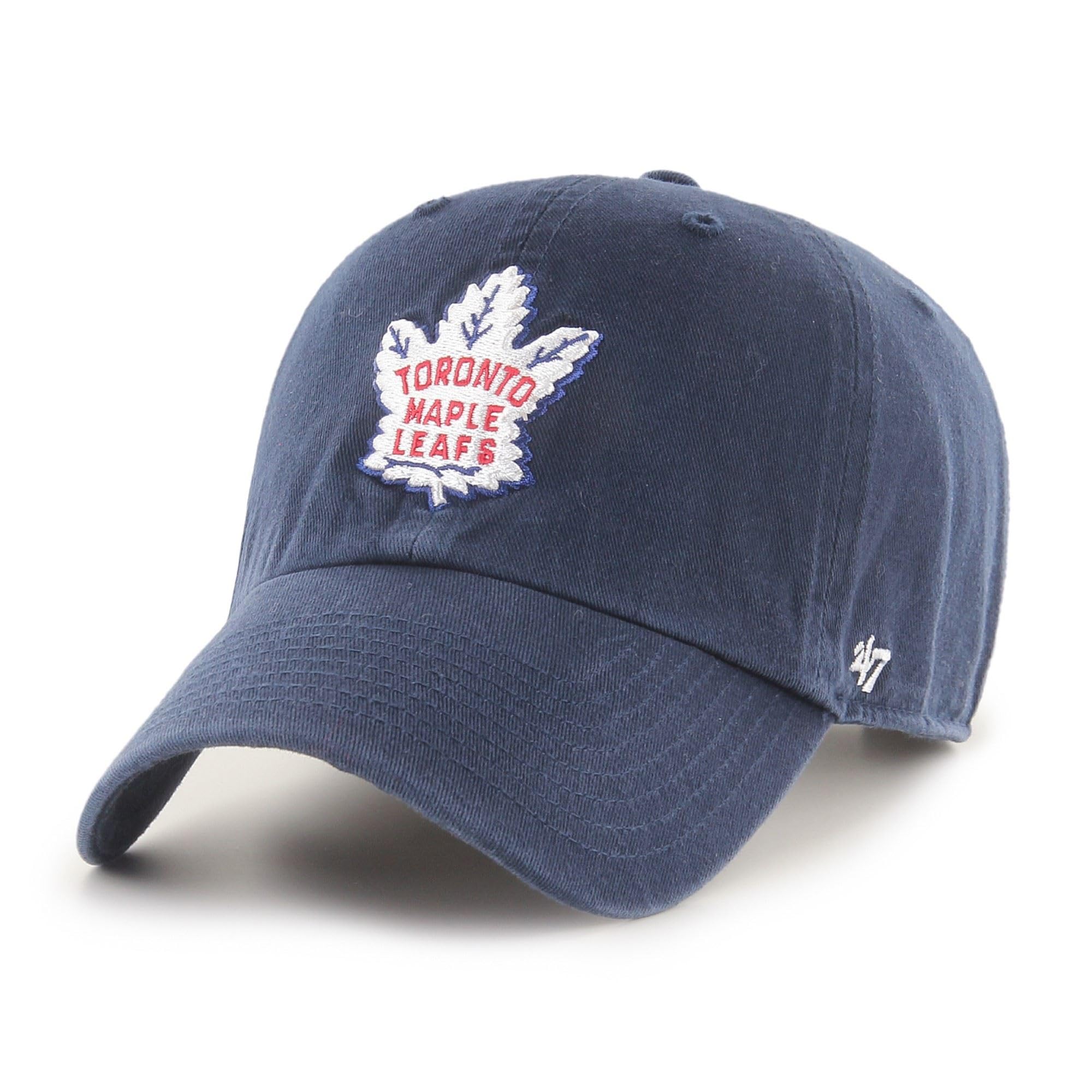 47 Toronto Maple Leafs NHL Clean Up Navy Blue Adjustable Cap