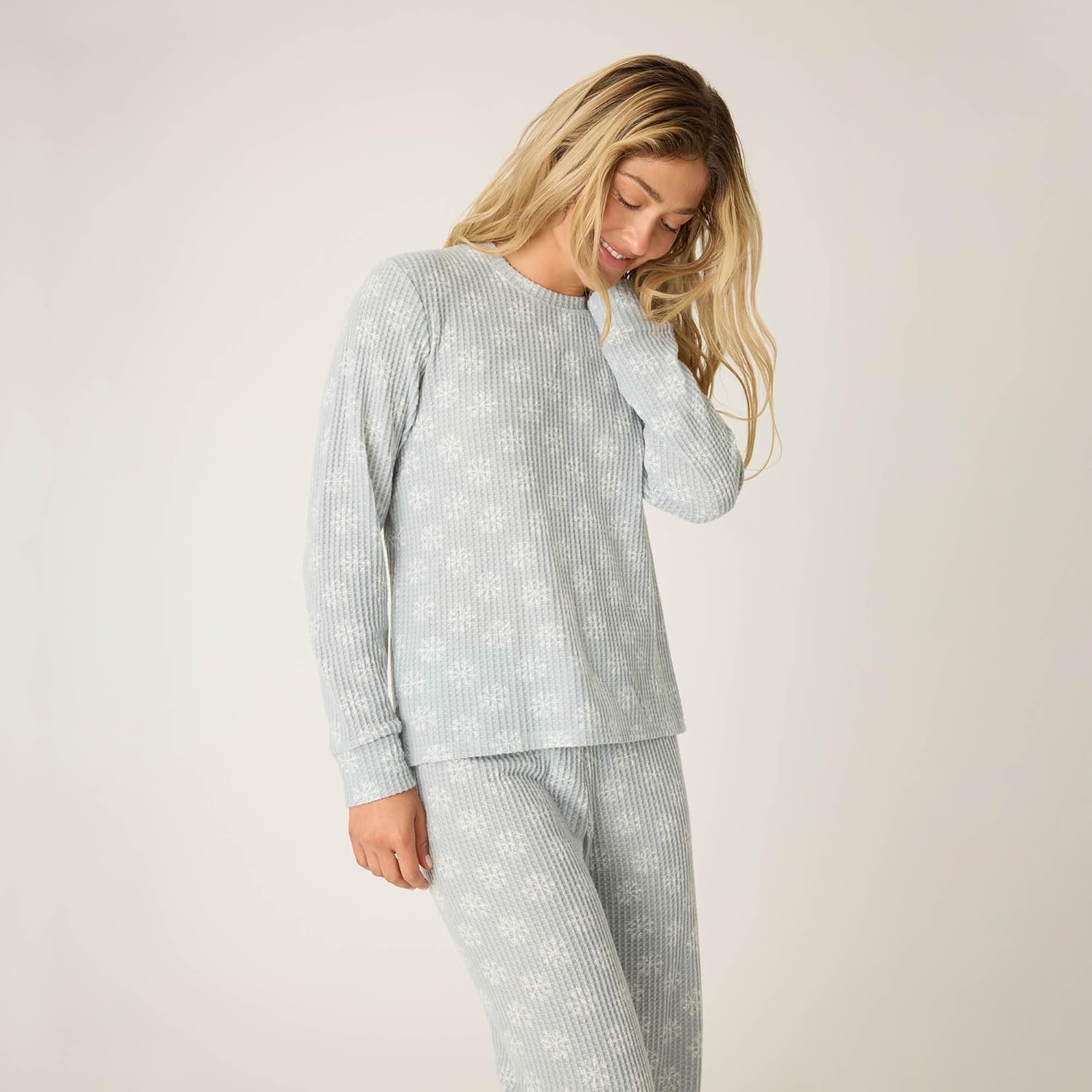 PJ Salvage Women's [Amazon Exclusive] Brushed Thermal Jogger 2-piece Pj Set - Image 6