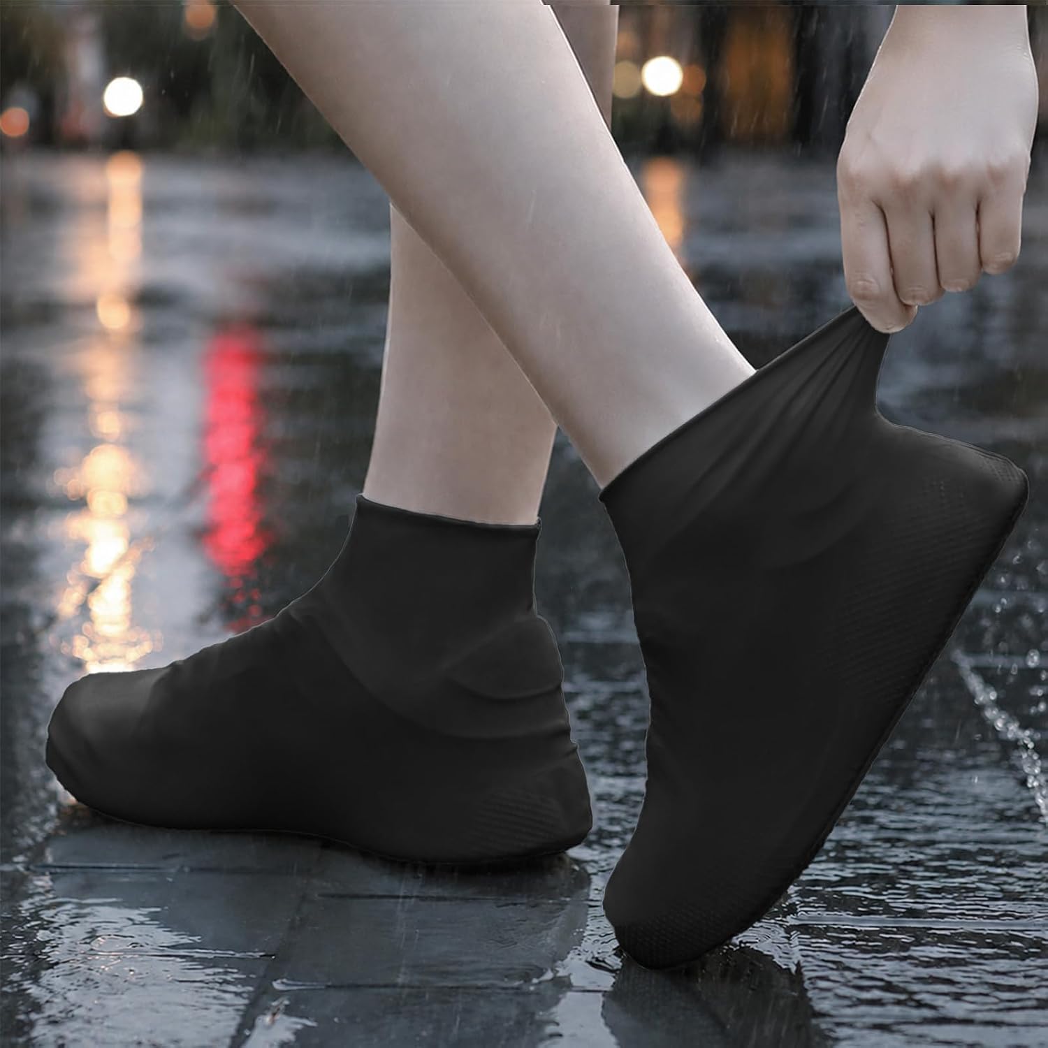 Protector impermeable para zapatos con suela antideslizante