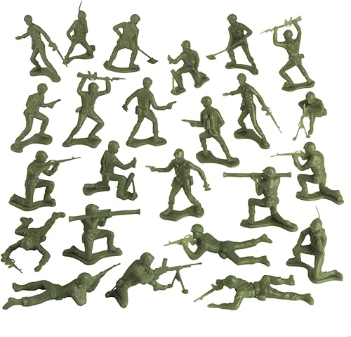 Vista 77 de TimMee - Figuras de soldado de juguete de plástico para hombre, 48 piezas, hechas en Estados Unidos Amarillo