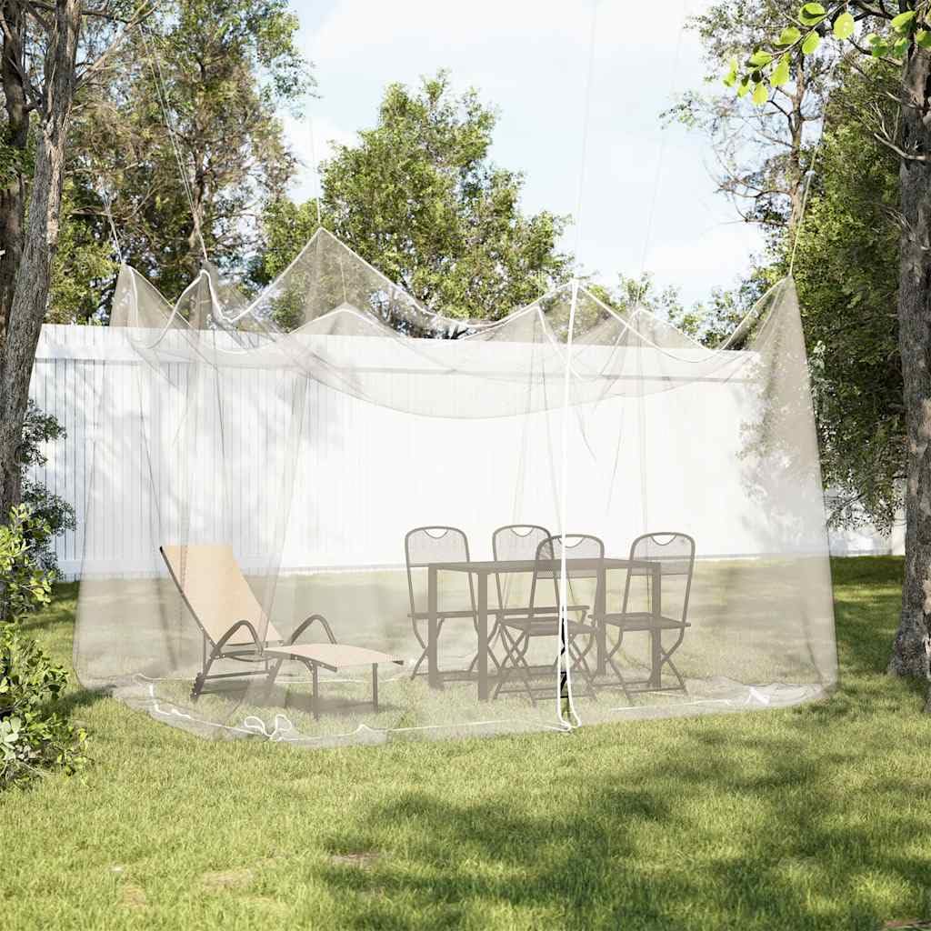 vidaXL Moustiquaire d'extérieur 220 Mailles 300x300x250 cm, moustiquaire pour lit, moustiquaire de Voyage, moustiquaire Portable
