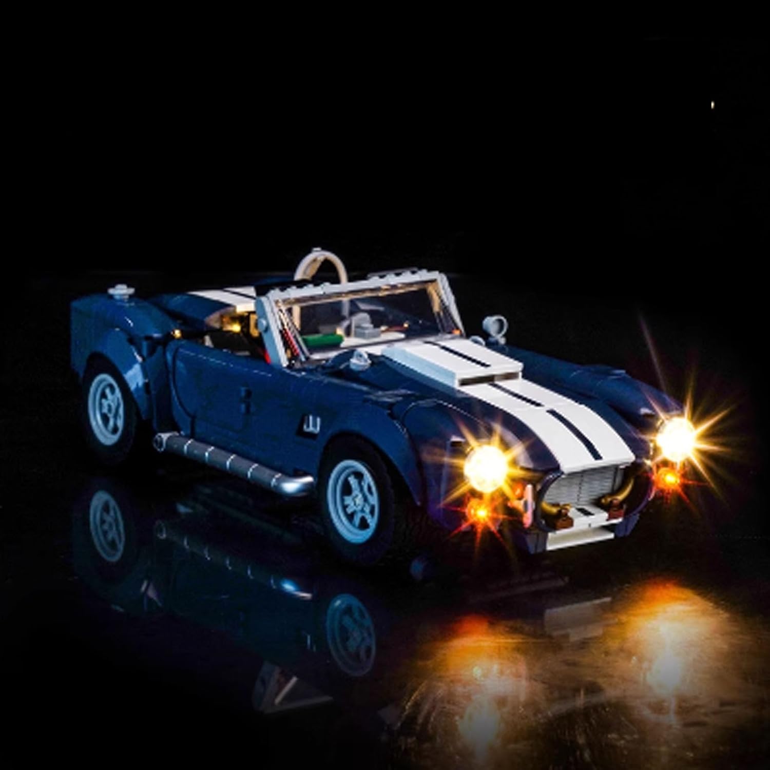 LED Lighting Kit Compatible with Lego 10357 Cobra Sports Car Series LED Light Set (Model Kit Not Included - Lighting Components Only) (Classic Edition)