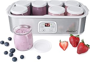 Steba JM 3, 25 W, 1.5 litros, plástico, Acero Inoxidable/Blanco