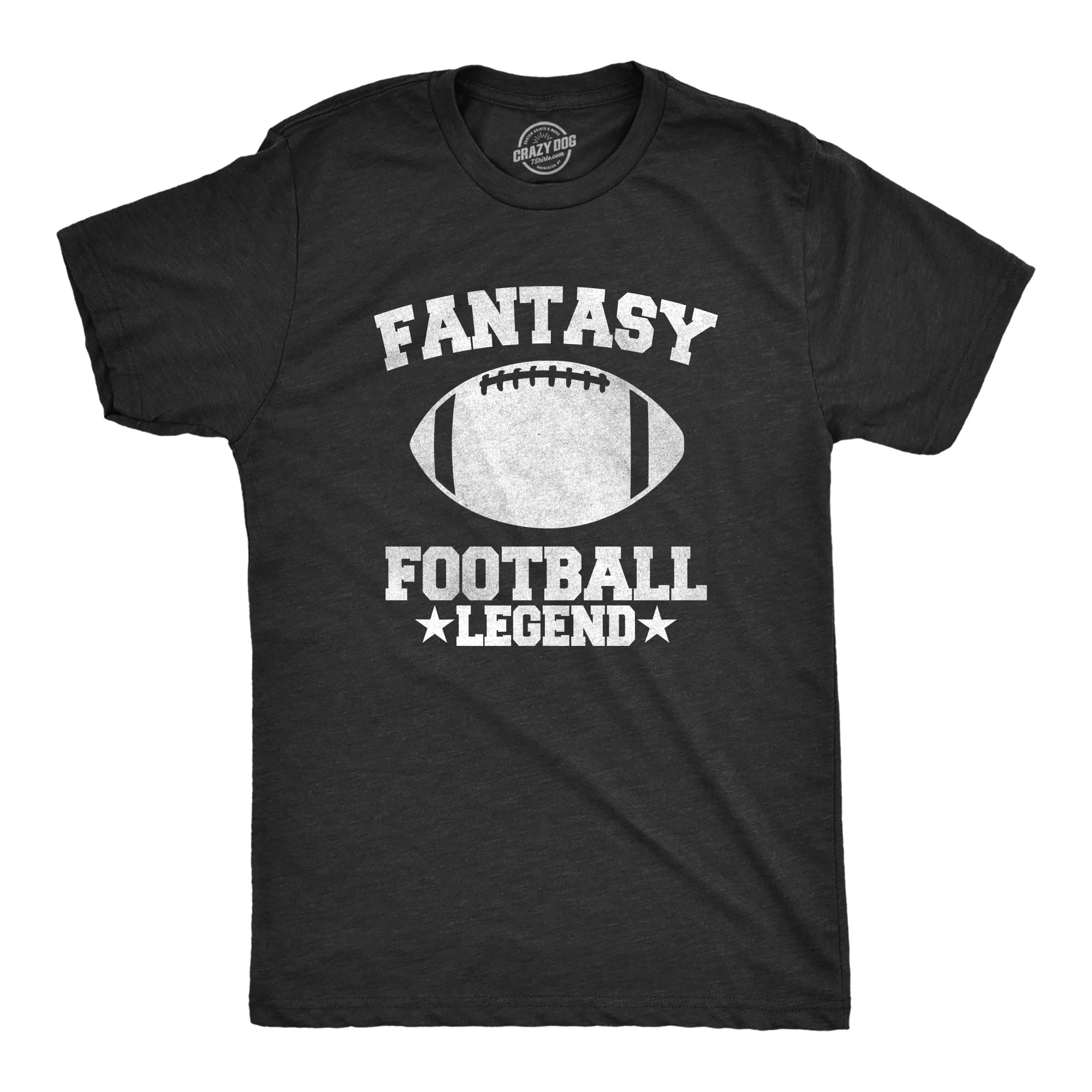 Mens Fantasy Football Legend Funny T Shirt Season Novelty Graphic Dad Gameday