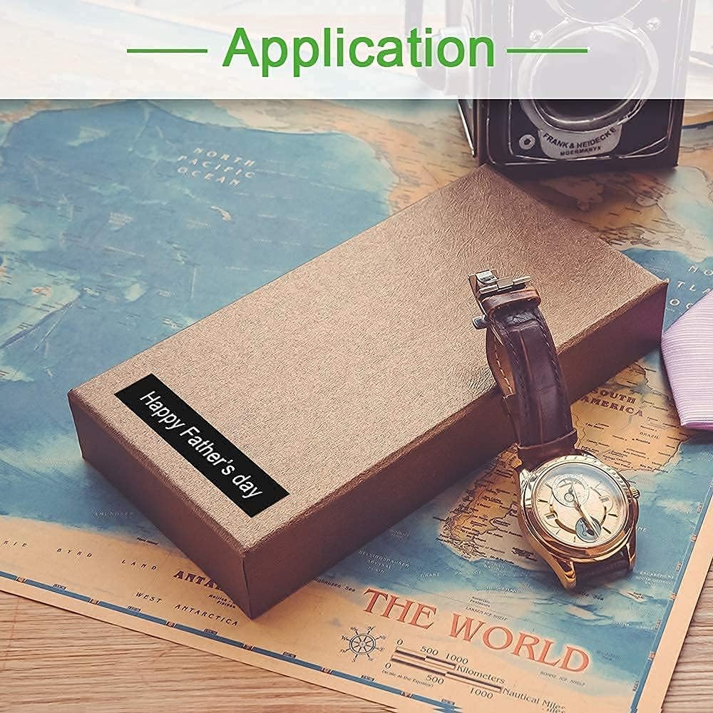 Compatible Label Tape Replacement for Brother Ptouch TZe-131 Black on Clear Label Tapes with Replacement TZe-335 White on Black Label Tape, 9-Pack