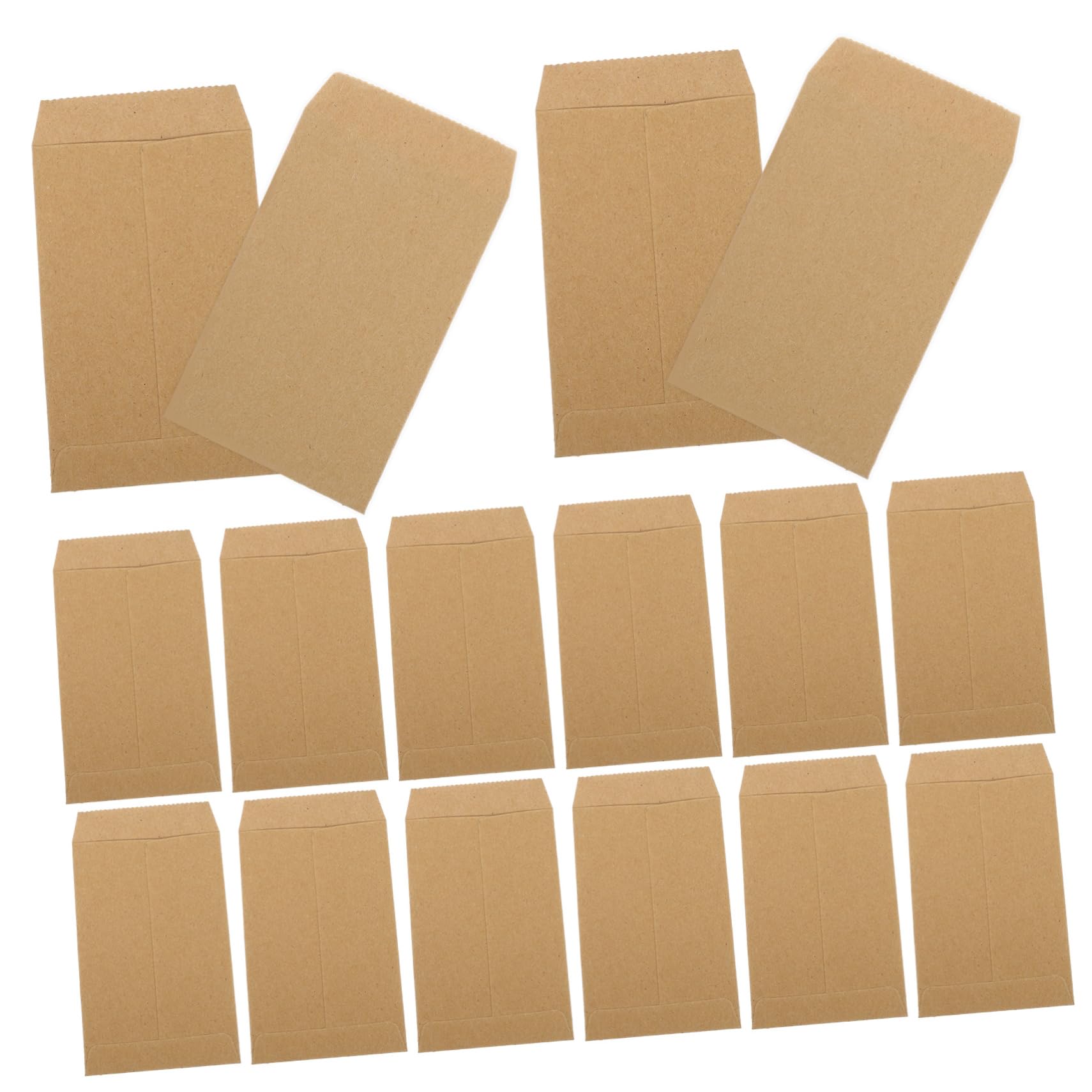 OSALADI 100 Stück Münzumschläge aus Papier für Münzaufbewahrung und Kleine Gegenstände Vielseitig Verwendbar zur Organisation und Aufbewahrung