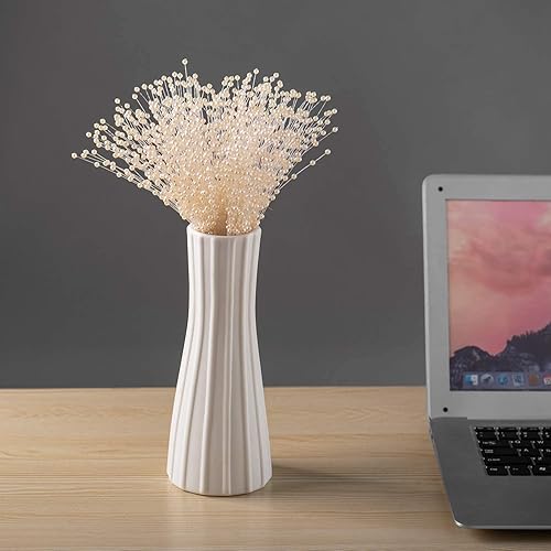 Miniatura 9 de 100 piezas de cuentas para novia, ramo de perlas de boda, decoración de fiesta (plateado)