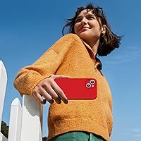 Vista 195 de Miracase Funda diseñada para iPhone 13 Pro Max con protector de pantalla, [forro de microfibra suave antiarañazos], funda protectora de silicona