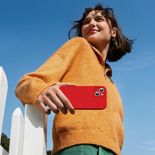 Miniatura 237 de Miracase - Funda diseñada para iPhone 11 con protector de pantalla, funda de goma de silicona líquida, protección total contra caídas y a prueba