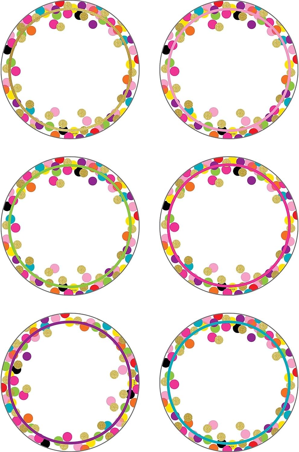 Teacher Created Resources Confetti Accents (TCR5882)