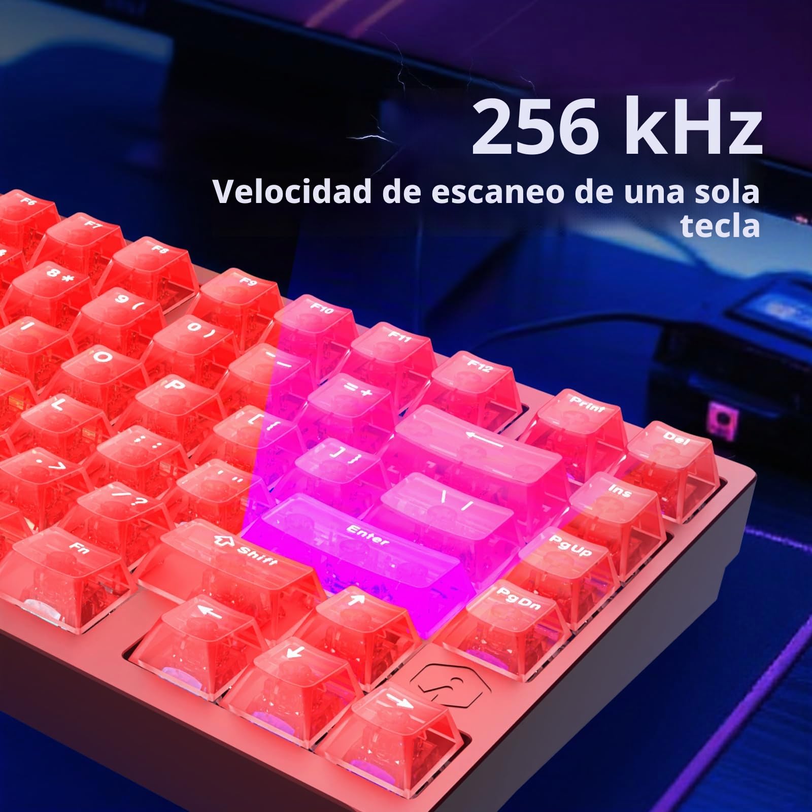 IROK MG75MAX - Teclado con interruptor magnético con cable de 81 teclas, tasa de escaneo de una sola tecla de 256 KHz, nanorrevestimiento PCB impermeable, efecto Hall, teclado de aluminio para juegos