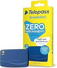Grab&Go – Gerät zum Bezahlen von Autobahngebühren in Ganz Italien Ohne Warteschlangen – Kein Festpreis, Pay-per-Use-Modell, Kostenpflichtige Aktivierung nach Kauf