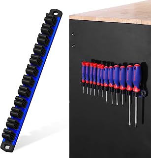 WORKPRO Magnetic Screwdriver and Wrench Organizer Set image