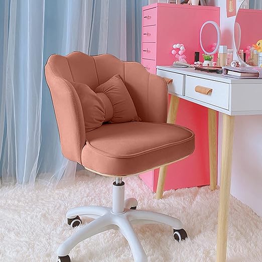 Amazon Co Jp 乙女心 デスクチェア かわいい アームチェア オシャレ 化粧椅子 昇降式 抱き枕クッション付き パソコン椅子 キャスター オフィスチェア 人気 リビングルーム 学習椅子 在宅勤務 オフィス カフェバー 赤 文房具 オフィス用品