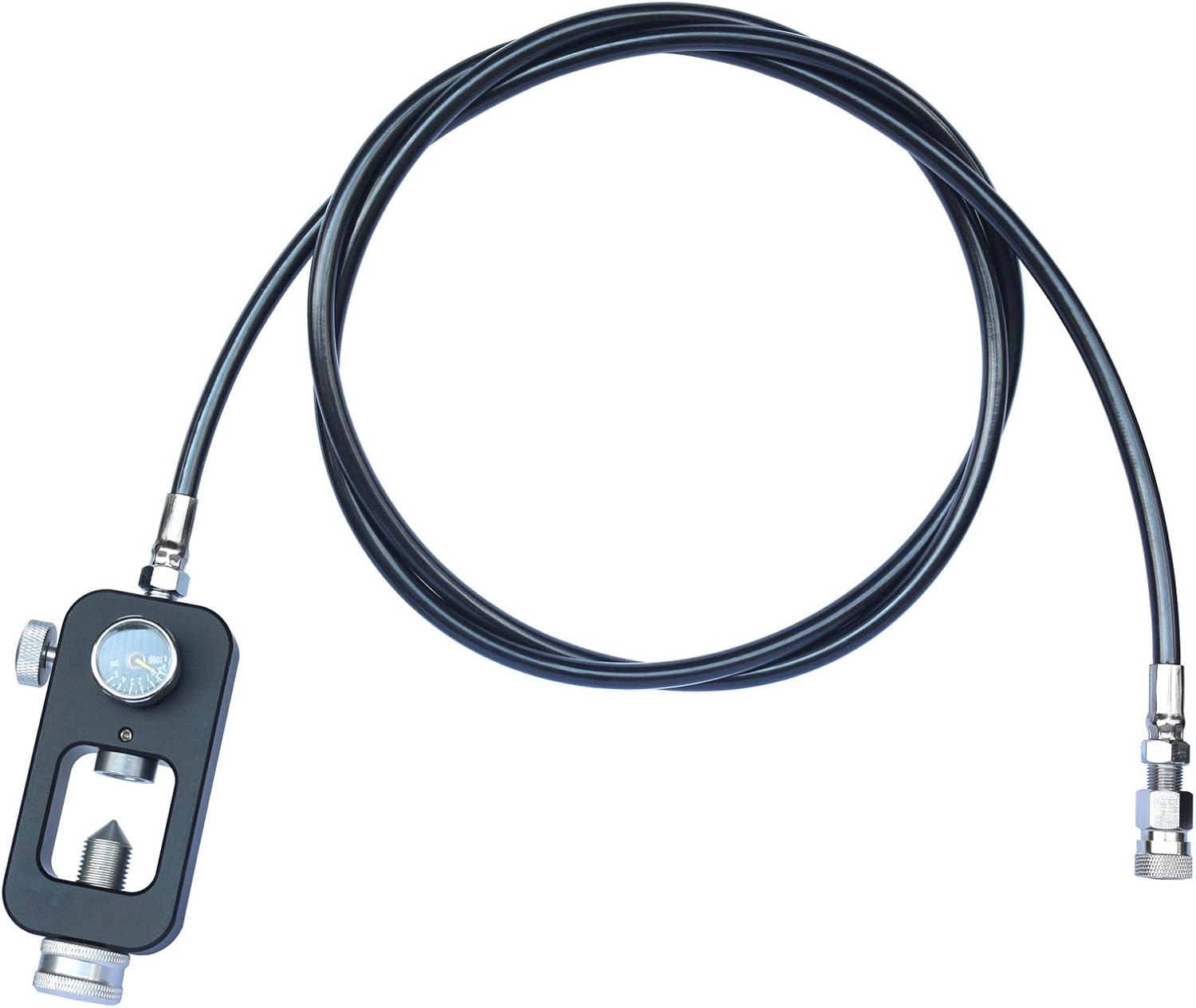 GFSP HPA Tank Fill Adapter Scuba Fill Station with 24"/36"/72" High Pressure Whip