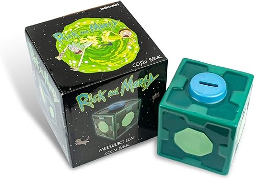 Miniatura 3 de Caja Meeseeks de Rick and Morty, 412", alcancía de cerámica para colección.