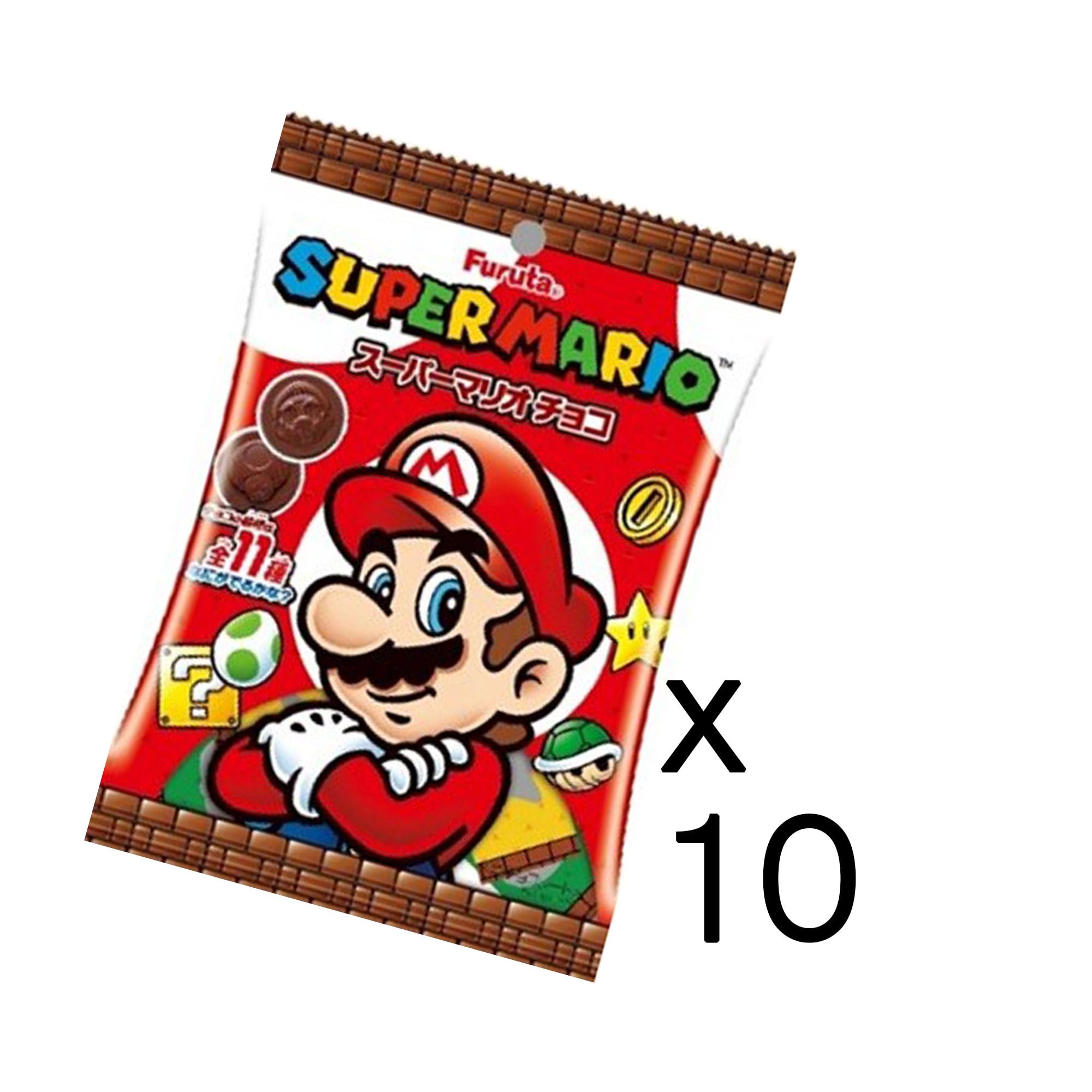 Amazon | フルタ製菓 スーパーマリオチョコ 36g×10袋 | フルタ製菓
