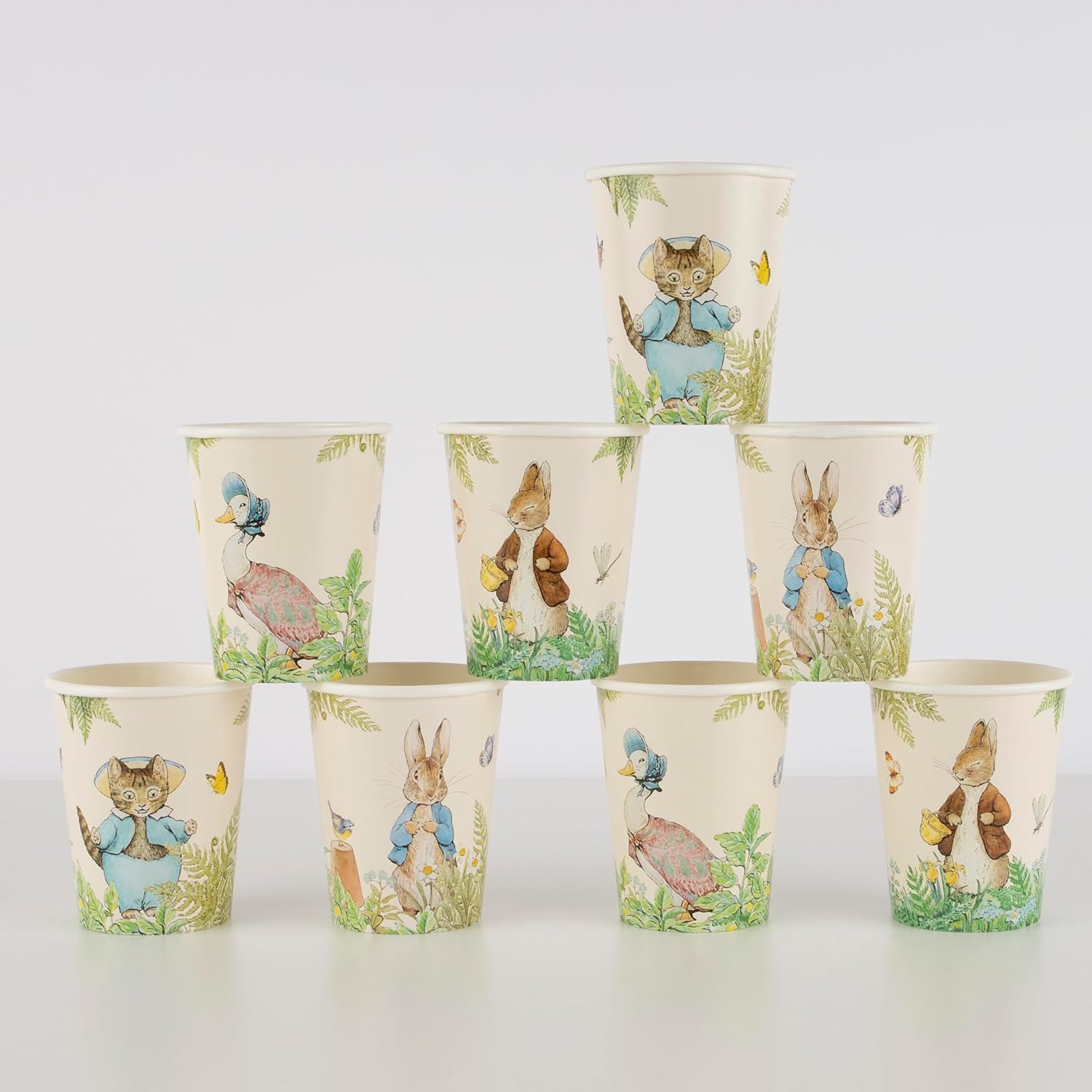Amazon.com: Meri Meri Peter Rabbit™ In The Garden Cups (Pack of 8 ...