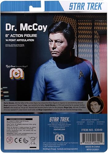 Vista 6 de Mego Figura de acción Dr. McCoy de 8 pulgadas